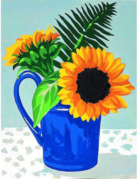 Kit canevas : 20x25 cm, blanc