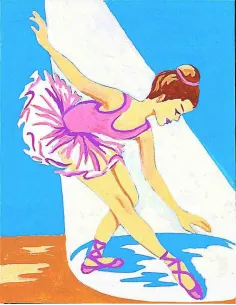 Kit canevas : 20x25 cm, blanc