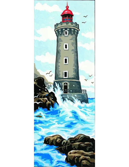 Canevas : 25x60 cm,