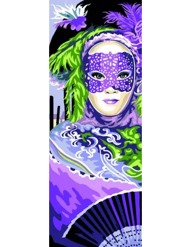 Canevas : 25x60 cm, Mystère au féminin