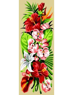 Canevas : 25x60 cm, Exotique
