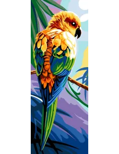 Canevas : 25x60 cm, N19 - sur la branche