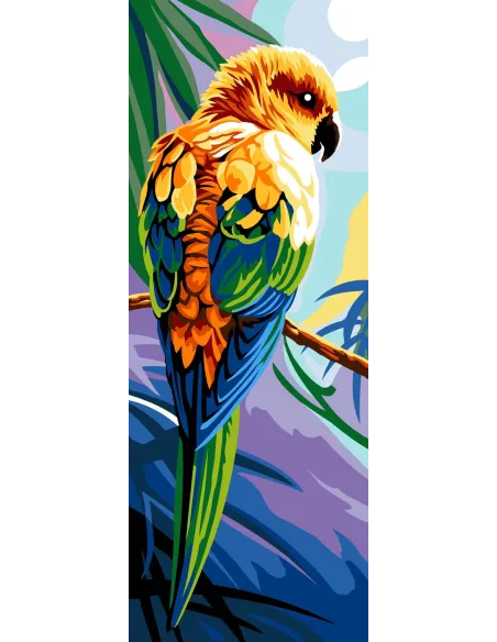 Canevas : 25x60 cm, N19 - sur la branche
