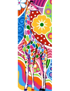 Canevas : 25x60 cm, N19 - girafe