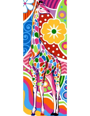 Canevas : 25x60 cm, N19 - girafe