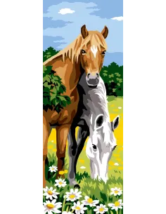 Canevas : 25x60 cm, N23 - herbe tendre unite