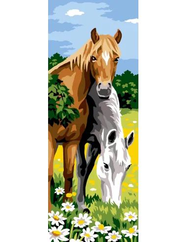 Canevas : 25x60 cm, N23 - herbe tendre unite