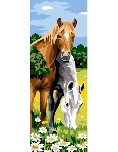 Canevas : 25x60 cm, N23 - herbe tendre unite