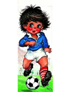 Canevas : 25x60 cm, Football