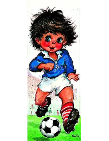 Canevas : 25x60 cm, Football