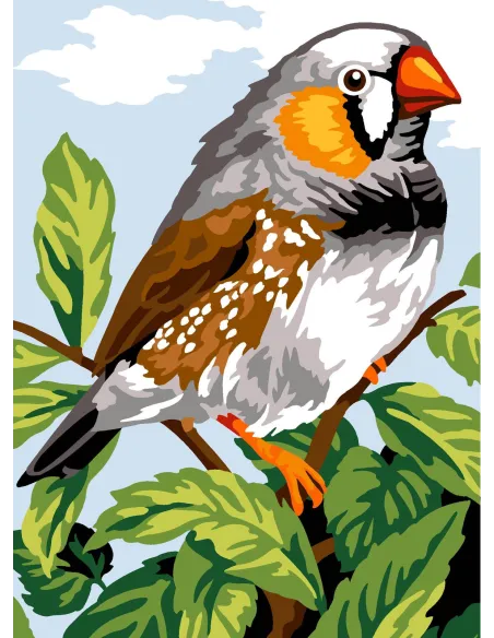 Canevas : 30x40 cm, N22 - diamant mandarin