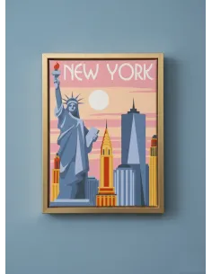 Canevas : 30x40 cm, N24 - New York 2