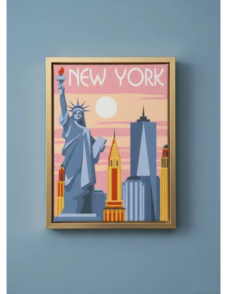 Canevas : 30x40 cm, N24 - New York