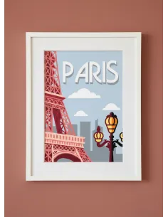Canevas : 30x40 cm, N24 - Paris 2