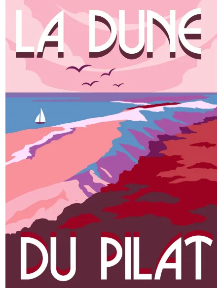 Canevas : 30x40 cm, N24 - la Dune du Pilat