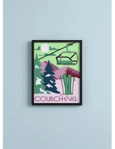 Canevas : 30x40 cm, N24 - Courchevel 2