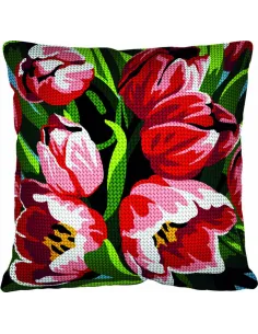 Kit coussin : 50x50 : Tulipes