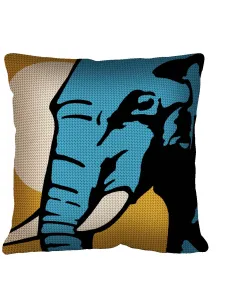 Kit coussin : 50x50 : N24 - éléphant