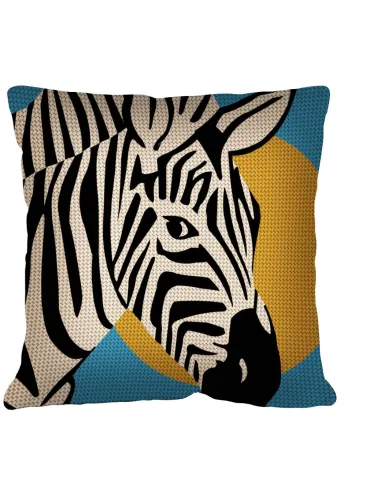Kit coussin : 50x50 : N24 - zèbre