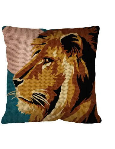 Kit coussin : 50x50 : N24 - lion