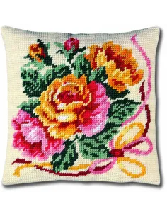 Kit coussin : 50x50 : roses