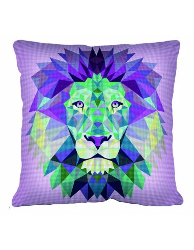 Kit coussin : 50x50 : N17 -géométrique lion