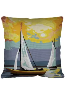 Kit coussin : 50x50 : N23 - voile en mer