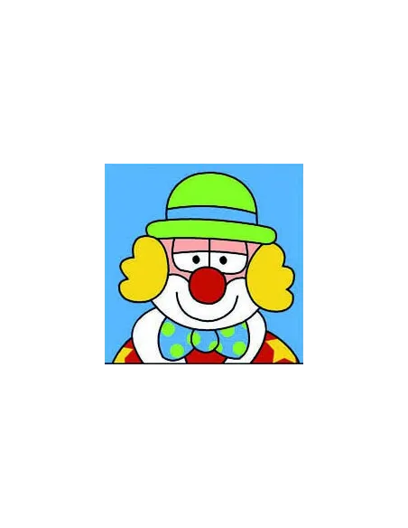 Kit canevas : 20x20 : Clown