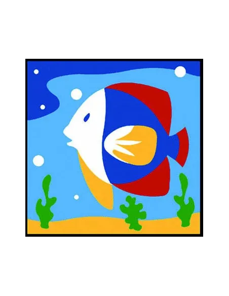 Kit canevas : 20x20 : poisson
