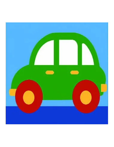Kit canevas : 20x20 : voiture