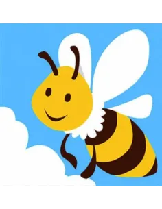 Kit canevas : 20x20 : abeille