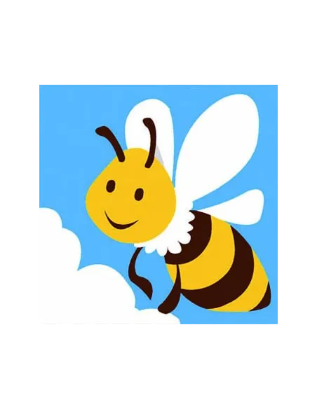 Kit canevas : 20x20 : abeille