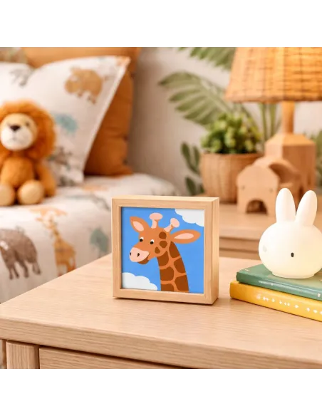 Kit canevas : 20x20 : girafe