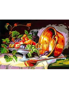 Canevas : 45x60 cm, nature morte