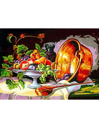 Canevas : 45x60 cm, nature morte