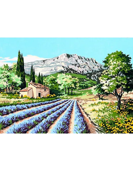 Canevas : 45x60 cm, la Ste victoire