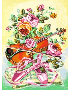 Canevas : 45x60 cm, soir d'Opera