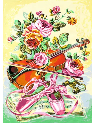 Canevas : 45x60 cm, soir d'Opera