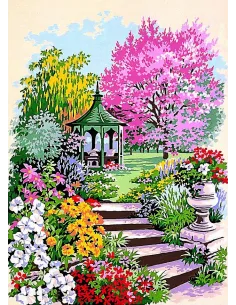 Canevas : 45x60 cm, la gloriette