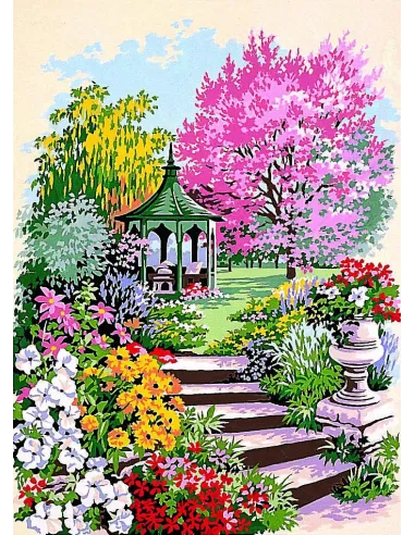 Canevas : 45x60 cm, la gloriette