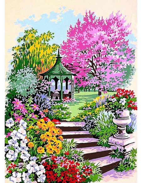 Canevas : 45x60 cm, la gloriette