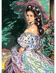 Canevas : 45x60 cm, Sissi