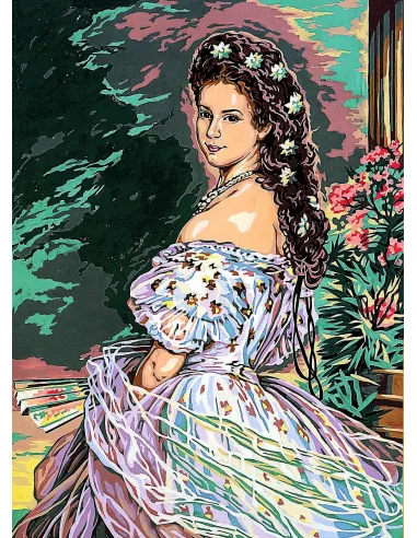 Canevas : 45x60 cm, Sissi
