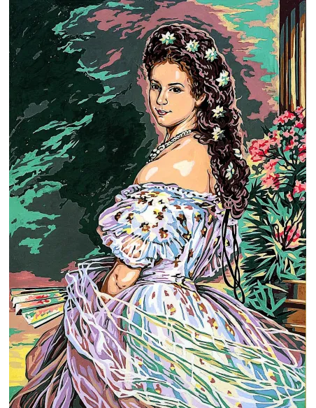 Canevas : 45x60 cm, Sissi