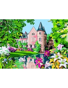 Canevas : 45x60 cm, La maison du pécheur