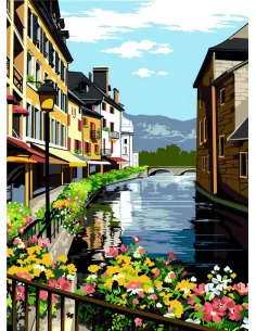Canevas : 45x60 cm, Annecy