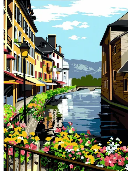 Canevas : 45x60 cm, Annecy