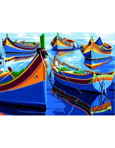 Canevas : 45x60 cm, Luzzu
