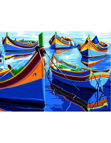 Canevas : 45x60 cm, Luzzu