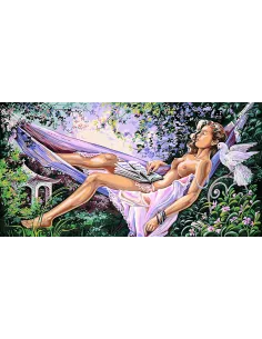 Canevas : 65x120 cm, Ophélia